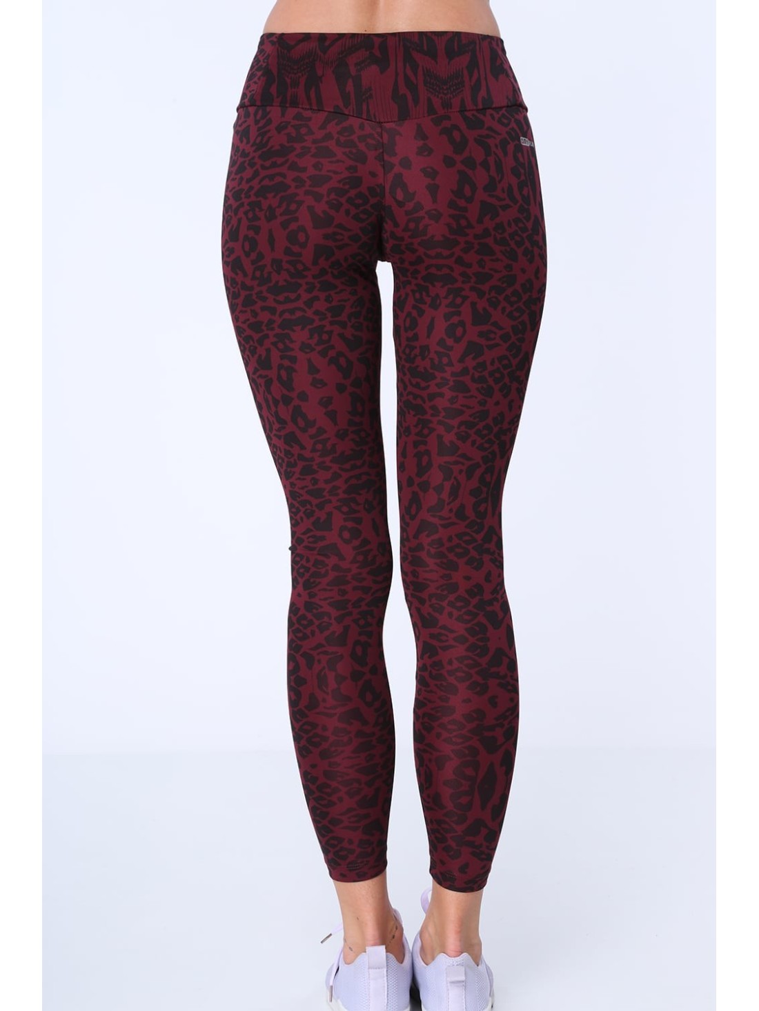 Burgunderrot gepunktete Leggings MR155030 – Online-Shop – Boutique